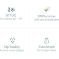 thumbnail image 2 of Gigoteuse HALO® SleepSack® - 100% Coton, Vert, 2 of 5