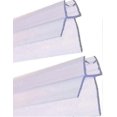 thumbnail image 1 of 2 Pack 900mm Shower Door Seal for Straight/Curved Glass with 46mm Size and Max Clearance 20mm-BN, 1 of 5