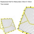 thumbnail image 4 of Soccer Rebounder Net with 20 Elastic Ropes Kickback Football Practice Net Target Goal Net Training Aid for Kids Teens & Adults, 4 of 5