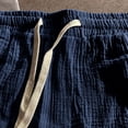 thumbnail image 7 of 9" Mens Swim Trunks Hawaiian Drawstring Elastic Waist Summer Beach Short Pants with Pockets Fathers Gift, 7 of 7