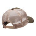 thumbnail image 4 of Seoul Tower Embroidered High Profile Mesh Cap - Olive Khaki OSFM, 4 of 5