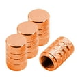thumbnail image 3 of 4 Pieces Tire Stem Caps Tire for Trucks Suvs Motorcycles Orange, 3 of 8