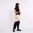 thumbnail image 5 of HIFA Initial Tote Bag for Women, Personalized Canvas Tote Bag - Two-Tone, Zipper Closure, Inner Pocket, Organic Cotton, Sturdy - Multipurpose Shoulder Bag Suitable for Shopping, Grocery, Beach, Travel, 5 of 5