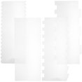 thumbnail image 3 of Shisuyan Cake Smoother 4Pcs Clear Acrylic Buttercream Smoothing Tools For Home Bakers, 3 of 8