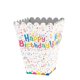 thumbnail image 1 of Vajilla desechable de papel de colores para cumpleaños, arreglos festivos para niños, suministros para platos de papel para tartas de fiesta, 1 of 6