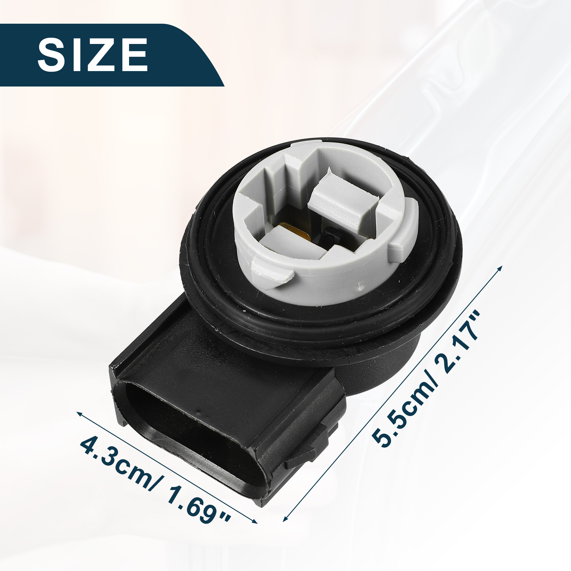 Unique Bargains Turn Signal Tail Light Socket for Ford Focus 3Pins 2U5Z13411BB/F17B13411AB