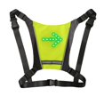 thumbnail image 1 of Chaleco de ciclismo Mochila reflectante recargable por USB con luz LED intermitente Control remoto Bolsa de seguridad para deportes al aire libre Equipo para ciclismo Correr Caminar Jogging, 1 of 2