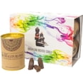 thumbnail image 5 of Goloka Backflow Incense Cones Sandalwood Nag Chanpa Palo Santo White Sage 24 Pcs (Chakra), 5 of 7
