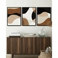 thumbnail image 5 of SHENIFY Black Abstract Wall Art Decor Minimalist Geometry Prints Shapes Illustrations Modern Art Decorative Ready to Hang 11x14in3pcs Black Framed, 5 of 5