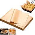 thumbnail image 1 of 100 Hojas Papel Encerado para Alimentos, Papel de Envoltura Grado Alimenticio, Impermeable Absorbe la Grasa, Antiadherente para Cocina Hamburguesa Sándwich Papas Fritas Freidora de Aire Hornos, 1 of 4