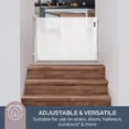 thumbnail image 5 of Dreambaby Glide N Hide 35'' Extra Tall, 55'' Wide Retractable Baby Gate - Ideal for Stairs, Doorways & Halls, Durable Mesh, EZY-Check Indicator, Dog & Pet Gate, 5 of 8