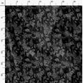 thumbnail image 3 of Soimoi Florals Print,Cotton Poplin, Sewing Fabric Sold by The Yard 42 Inch Wide,Sewing Craft Quilting/Quilt Making Fabric, Black & Gray, 3 of 6