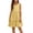 Yellow, variant on ITSAME Girls Dresses, Waist-Cinching Plaid Print Ruffle Summer Casual Fashion A-Line Dress Yellow 5-6T