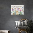 thumbnail image 3 of Farmhouse Bathroom Decor Wall Art Rustic Flowers Bathroom Pictures for Wall Colorful Floral Canvas Prints God Says You Are Modern Artwork Home Decoration for Bedroom Living Room 16"x12", 3 of 6