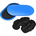 thumbnail image 1 of Core Sliders, Oval Gliding Discs with Feet Covers - Dual-Sided Workout Equipment for Home Gym, Full Body Training & Strength Exercises, 1 of 6