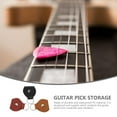 thumbnail image 3 of HEANUJJ 1set Portable Pu Guitar Pick Holder Keychain Guitar Picks Storage Pouch Lightweight Design And 9pcs, 3 of 6