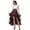 Complexion, variant on Pirate Cosplay, Pirate Costume, Pirate Outfit, Pirate Costume Women Outfit With Renaissance Pirate Shirt Skirt Corset Waist Belt Womens Halloween Pirate Costumes-Long Skirt Top Waist Waist, Black L