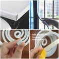 thumbnail image 4 of Cinta adhesiva para sellar puertas para marcos de ventanas y puertas, rollo de cinta de espuma insonorizada, a prueba de corrientes de aire, de alta densidad, 4 of 5