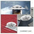 thumbnail image 3 of MasteelfCA Capuchon Multifonctionnel Imperméable pour Cheminée Capuchon de Ventilation en Acier Inoxydable Durable, 3 of 7