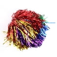 thumbnail image 2 of Wytino Pompones de porristas, 7 Colores Animadores de Baile Deportivo Plástico Pom Accesorio de Baile Pompones de Deportes Animar (6 Piezas)(púrpura) Ecomeon no, 2 of 5
