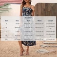 thumbnail image 4 of SAWOBUUN Womens Floral Print Midi Dress Square Neck Spaghetti Strap Tiered Summer Beach Sundress Casual Boho Long Dress, 4 of 6