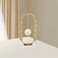 thumbnail image 6 of kowaku Wreath Glass Ball Figurine Decorative Sculpture Art Crafts Tabletop Ornament Modern Statue for Living Room Bedroom Home Decor Oval, 6 of 9