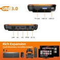 thumbnail image 3 of HK1ROX X4 Android TV Box, Amlogic S905X4, 4GB RAM 64GB ROM, Android 11, 5G Wi-Fi, BT4.0, 8K 4K Ultra HD, HDR10, IR Remote Control, 3 of 9