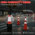 thumbnail image 4 of Chery Industrial 36in Traffic Cones, Safety Road Parking Cone with Black Weighted Base, 10 Pack, 4 of 7