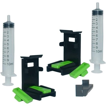 Universal 3in1 Ink Refill Kit for 60 61 64 65 PG 245 240 245 211 275 276 243 210 243 244 - Refill Ink, Printhead Cleaning, Air Pumping - Black Ink