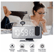 thumbnail image 4 of Reloj  Bloosom Despertador Led Con Radio y Proyector, Pantalla Grande Negro, 4 of 4