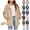 Beige, variant on Packable Rain Jacket Women Waterproof Lightweight Rain Coats with Hood Zip Up Outdoor Hiking Travel Windbreaker