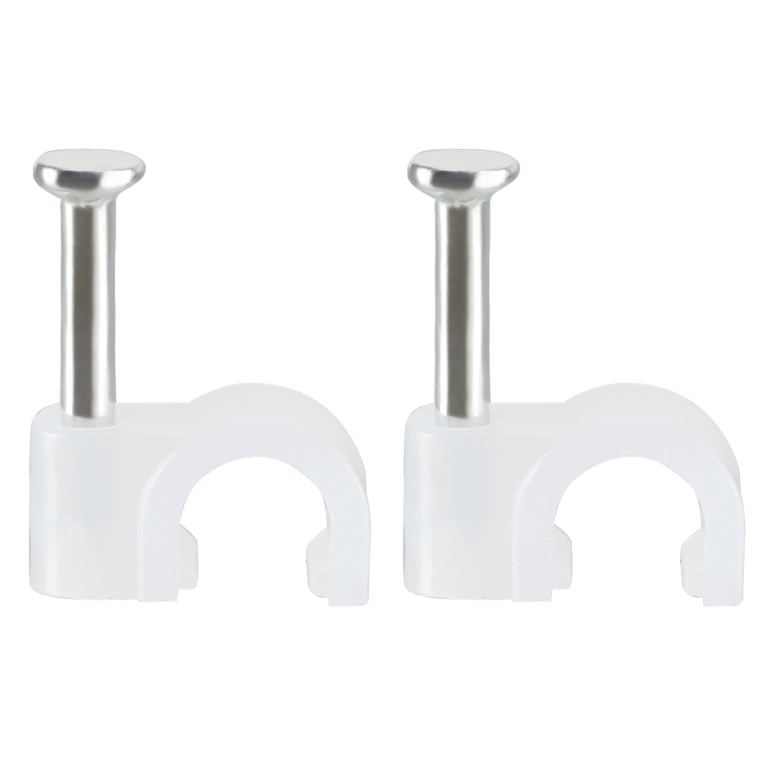 200pcs Wall Mount Coax Electric Cable Wire Clip Fastener Saddle 6mm