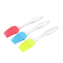 Uxcell Basting Pastry Brushes for BBQ Grill Barbecue Baking Kitchen Cooking Silicone Multicolor 3 Pack