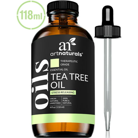 Tea Tree Oil (4oz) - 100% Pure Natural Therapeutic Grade Essential (Best Natural Tea Tree Oil)