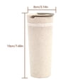 thumbnail image 3 of Taza de vacío de paja de trigo Taza de vacío con asa a prueba de fugas Botella de agua de calibre pesado, beige kenally HA7123-04B, 3 of 6