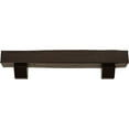 thumbnail image 2 of Ekena Millwork 4"H x 8"D x 72"W Knotty Pine Faux Wood Fireplace Mantel Kit with Ashford Corbels, Natural Mahogany, 2 of 10