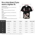thumbnail image 4 of Picia Japanese White Crane Gentle Cotton Regular Fit Short Sleeve Casual Hawaiian Shirt for Men-Large, 4 of 9