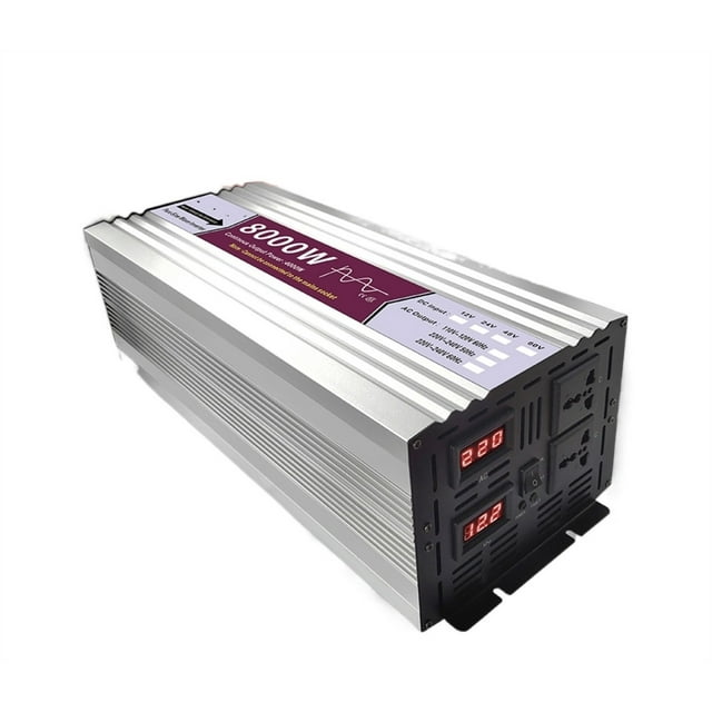 Pure Sine Wave Inverter 12V 24V 48V 60V DC 12V 24V To AC Voltage Transformer Converter Solar LED Smart Dual Fan Inverter ,Wide Usage