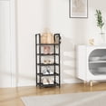 thumbnail image 2 of Tall Narrow 10-Tier Metal Shoe Rack Organizer for Entryway and Closet, Space Saving Storage Shelf for 10-15 Pairs of Shoes and Boots, 2 of 3
