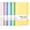5 Pastel Colors, variant on Feela 5 Pack Notebooks Journals Bulk, Hardcover Classic Ruled Lined Journals with Pen Holder for Business, with 5 Black Pens, 120 GSM, 5.1”x8.3”, A5, Pastel Colors