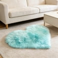 thumbnail image 4 of HeartâShaped Shaggy Area Rug, 19.69" x 15.75", Soft Plush Decorative Floor Mat for Bedroom Living Room Home Decor, 4 of 4