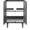 thumbnail image 6 of Sink Vanity Cabinet, Grey Gray Black, Wood, Hotel Bedroom Bathroom, Modern Contemporary HB34061, 6 of 10