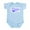 Sky Blue, variant on CafePress - Vinnie Vintage (Blue) Infant Bodysuit - Baby Light Bodysuit, Size Newborn - 24 Months