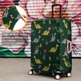 thumbnail image 4 of Dark Green Dinosaurs Christmas Pattern Luggage Cover Fashion Suitcase Cover Baggage Covers Fit 25-28 Inch Luggage (Go Travel), 4 of 5