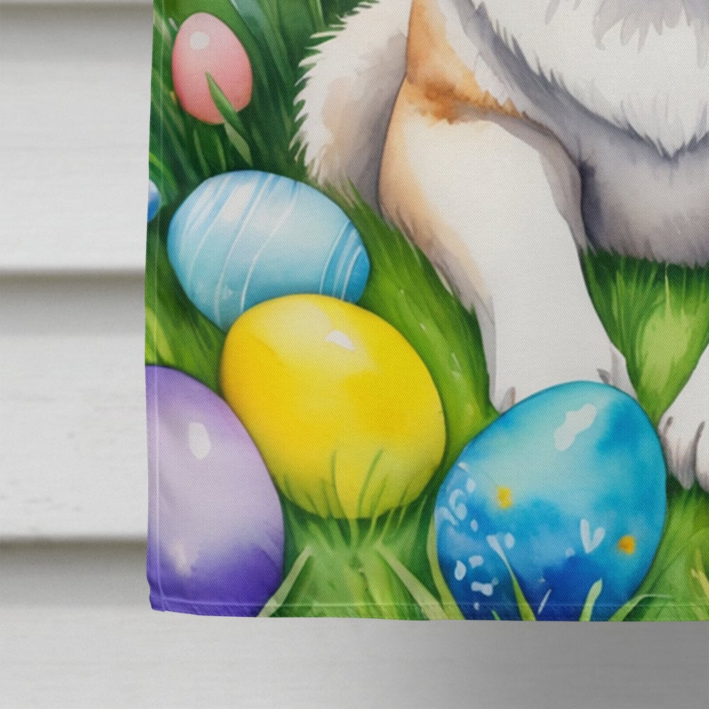 Akita Easter Egg Hunt House Flag 28 in x 40 in