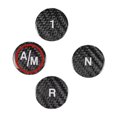 thumbnail image 1 of For Fiat 500 Abarth 595 695 Car Gear Shift Button Cover Decorative Sticker a a, 1 of 8