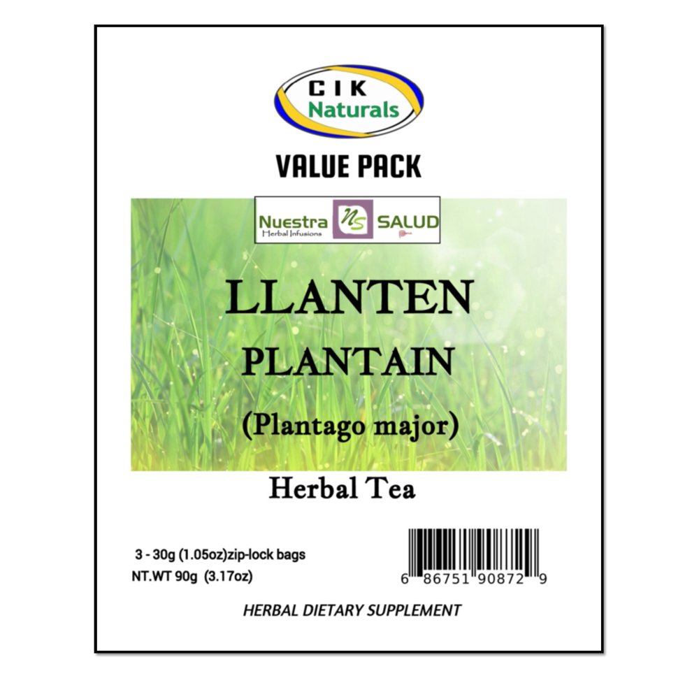Plantain Herbal Tea LLanten Value Pack (90g)