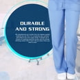 thumbnail image 5 of Natural Uniforms - Scrub Pants Premium Womens cargo Pocket Scrub Pant 9118, 5 of 7