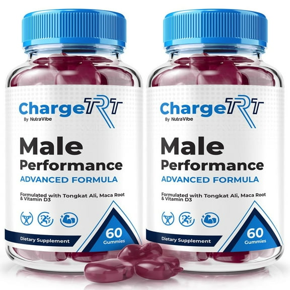 (2 Pack) ChargeTRT – Gummies with a Natural Daily Blend for Energy & Wellness | Great-Tasting, Easy-to-Chew Gummies (120 Gummies)