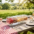 thumbnail image 4 of Transparent Plastic Fresh-Keeping Fruit Box with Lid, Salad Bento Box, Camping Kitchen Storage Container, 4 of 6